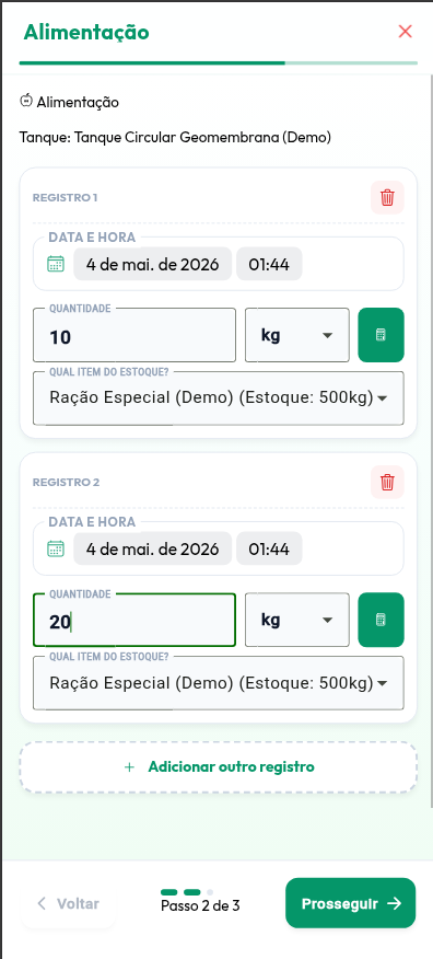 Controle de Insumos e Produção